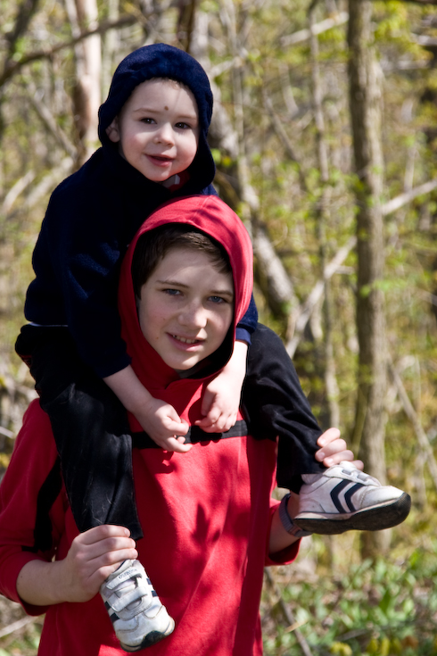 Hiking - Joshua & Samuel
